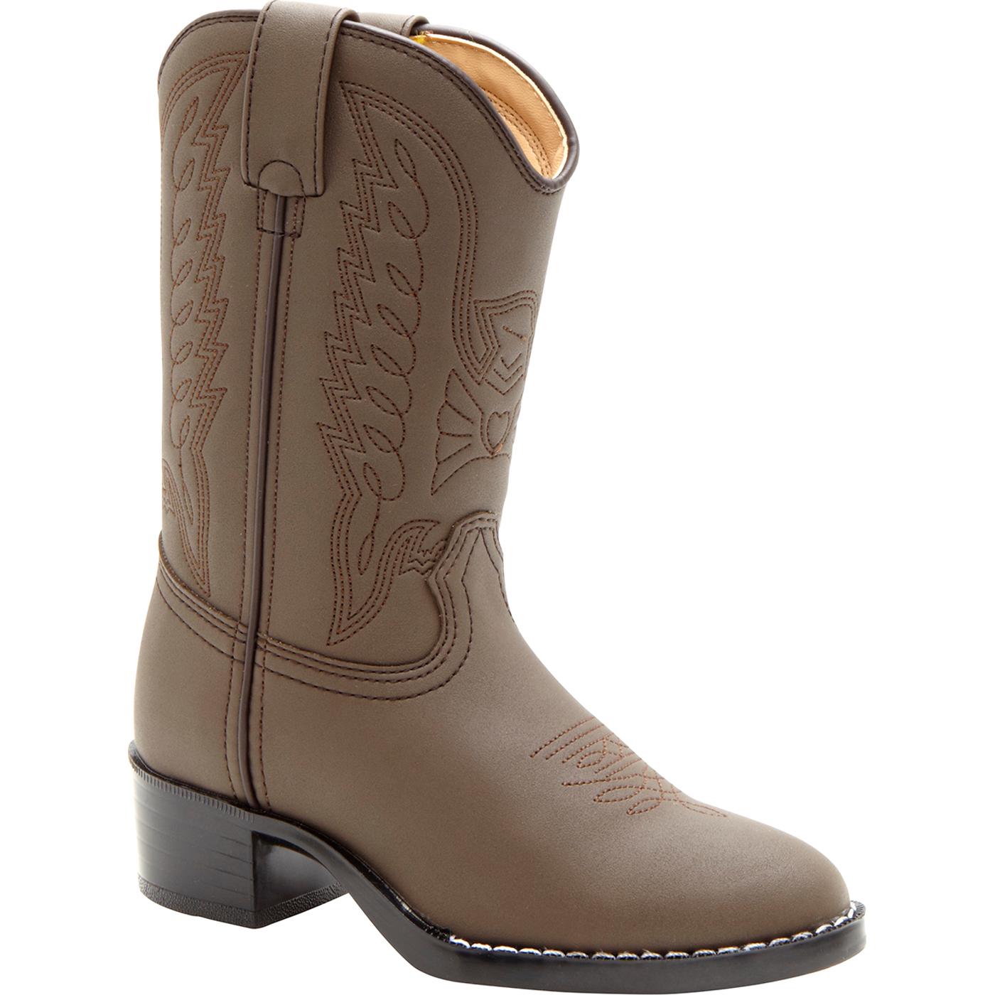 brown western boot