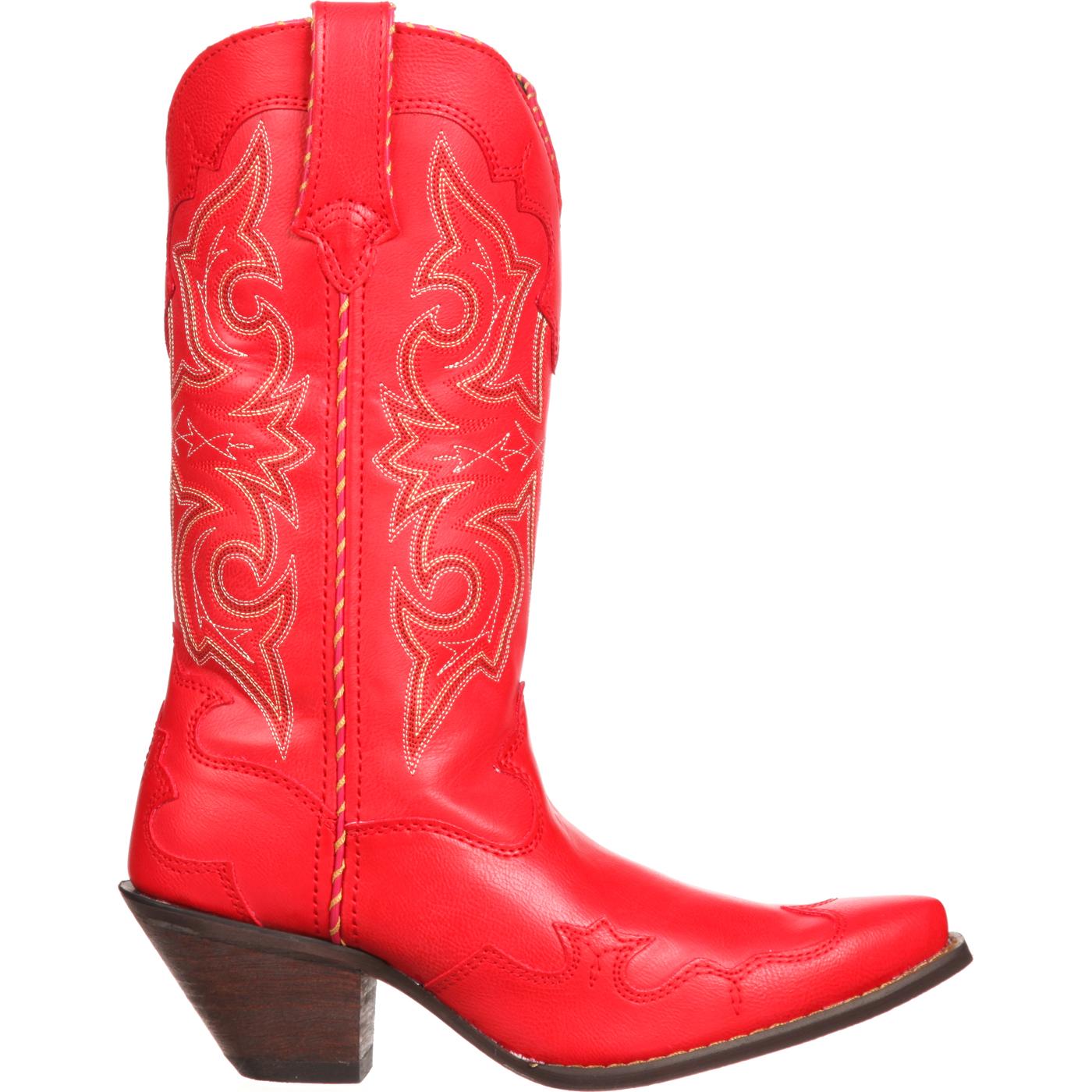 womens red western boots