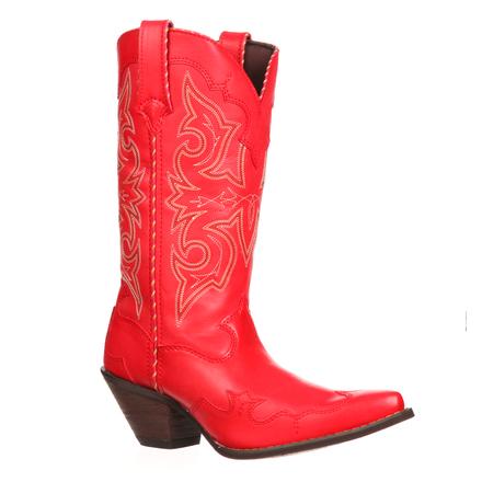 womens red western boots